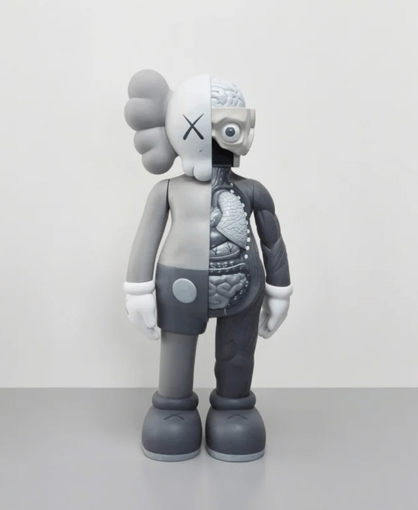 KAWS 4 ft Dissected Companion grey 2009 Guy Hepner
