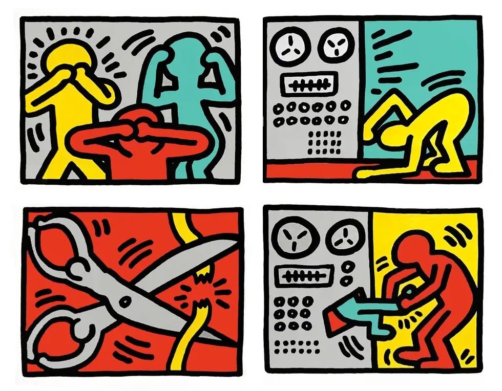 Keith Haring, Pop Shop Quad III (Littmann PP. 142), 1989 | Guy Hepner