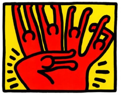 Keith Haring, Pop Shop Quad VI (Littmann PP. 143), 1989 Keith Haring, Pop Shop Quad VI (Littmann PP. 143), 1989