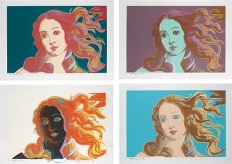 Andy Warhol, Birth Of Venus 316, 1984 | Guy Hepner