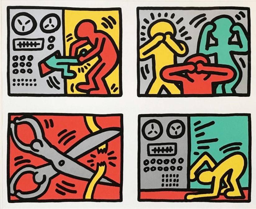 Keith Haring, Pop Shop III (C) (Littmann PP. 145), 1989
