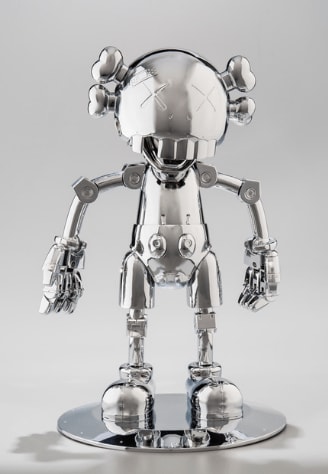 KAWS, Hajime Sorayama No Future Companion Silver Chrome, 2008 | Guy Hepner
