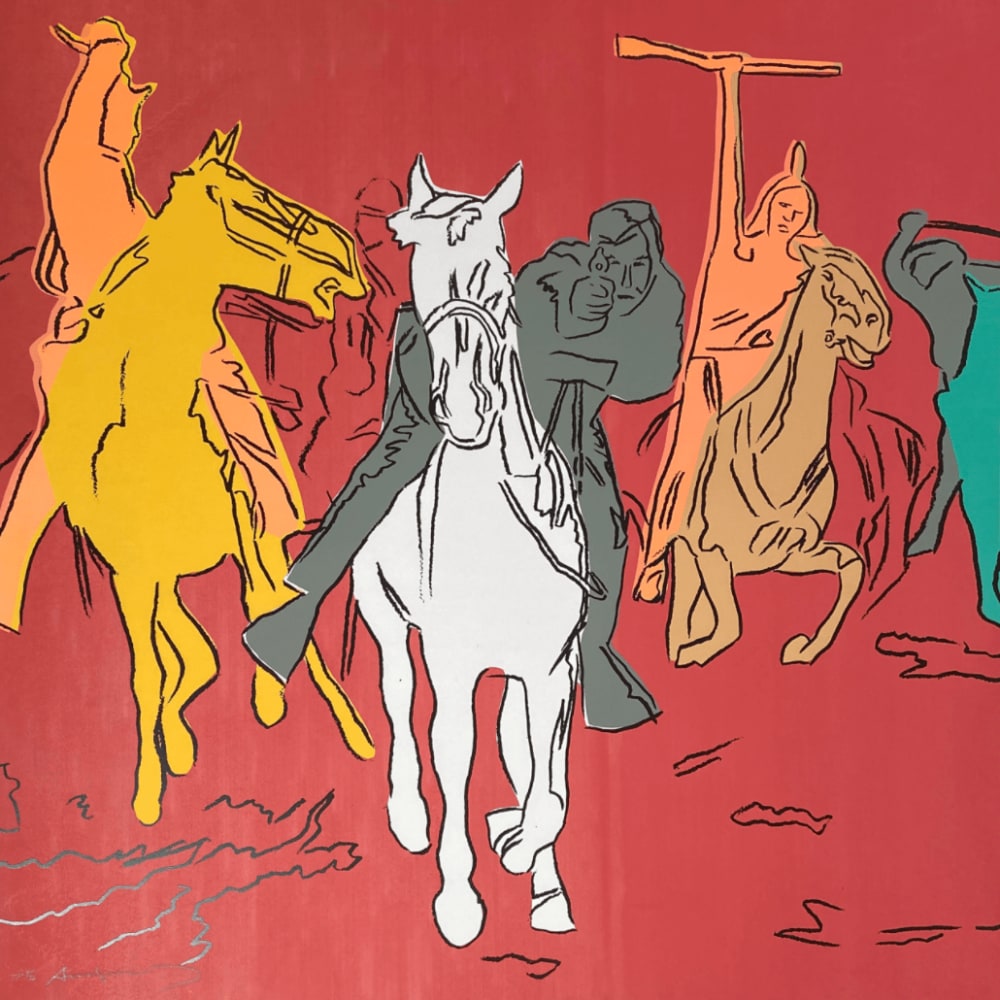 Andy Warhol, Cowboys and Indians F.S. II 377-386 Cowboys and Andy Warhol, Cowboys and Indians F.S. II 377-386 Cowboys and