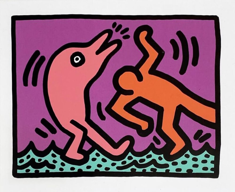Keith Haring, Pop Shop V (Littmann PP. 148-149) , 1989 | Guy