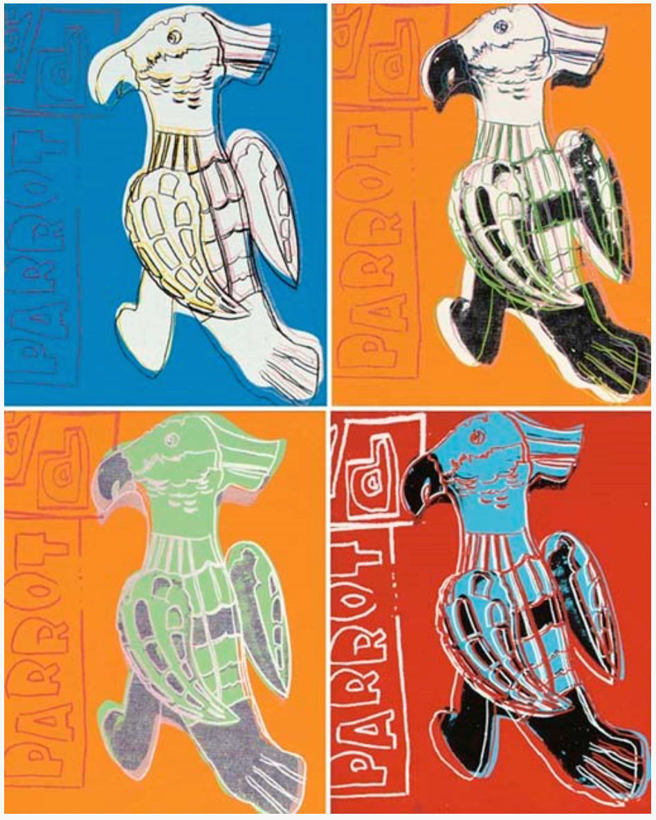 Andy Warhol Monkey Toy Painting | Guy Hepner