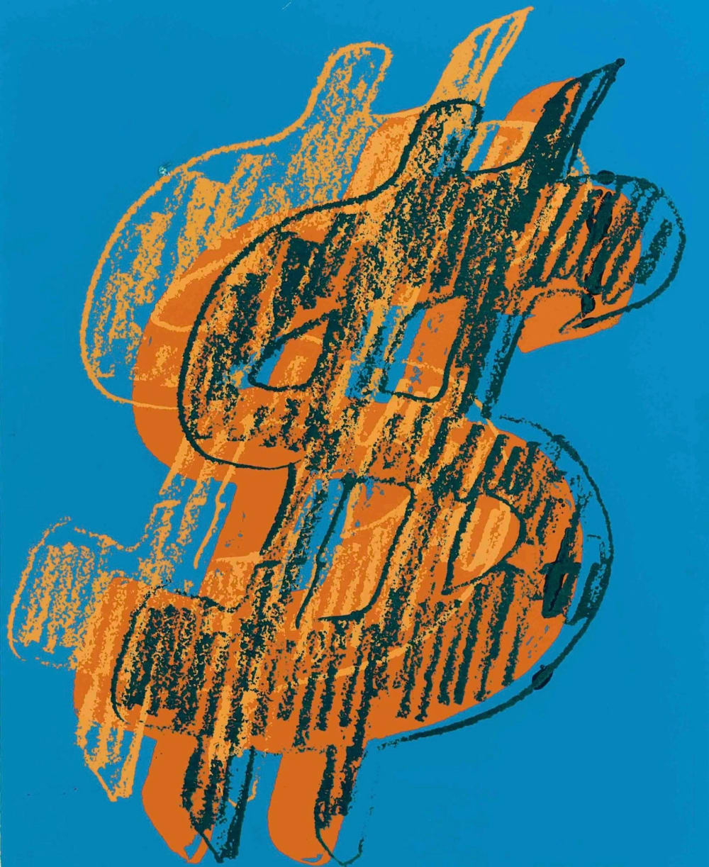 Andy Warhol, Single Dollar $ (1) F.S. IIA 274-279, 1982