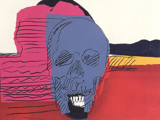 Andy Warhol - Skull (Red), 1976 – CoterieCargo