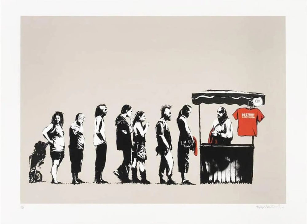 アートポスター Banksy (バンクシー) Panda with Guns｜北欧