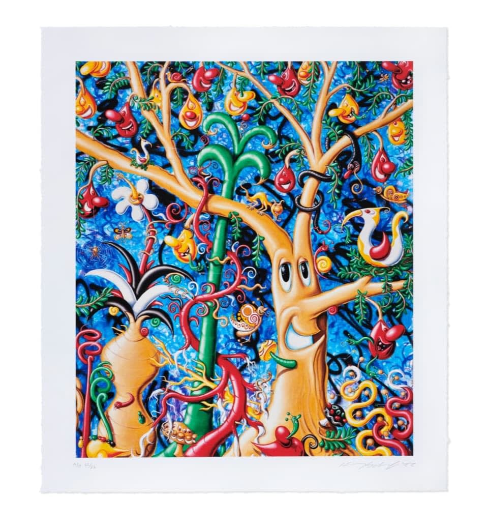 Kenny Scharf - Jungleyea 56/75 framed, 2010