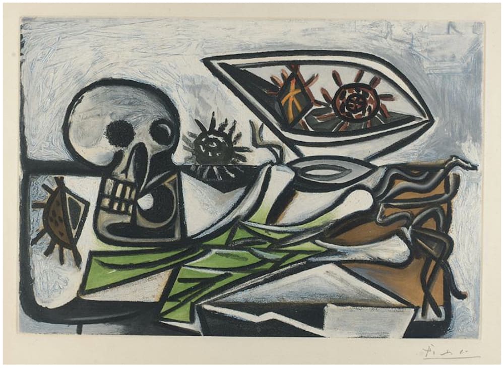 Pablo Picasso - Nature Morte Au Crâne, c. 1960