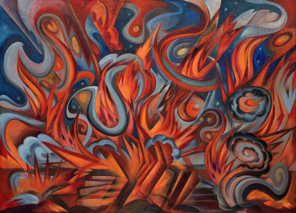Tony Abeyta 1997y 油彩画 Tony Abeyta | 15 August - 20 September 2025 | The Owings Gallery