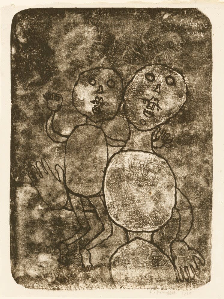 Jean Dubuffet、l´heureux de peu、希少画集画