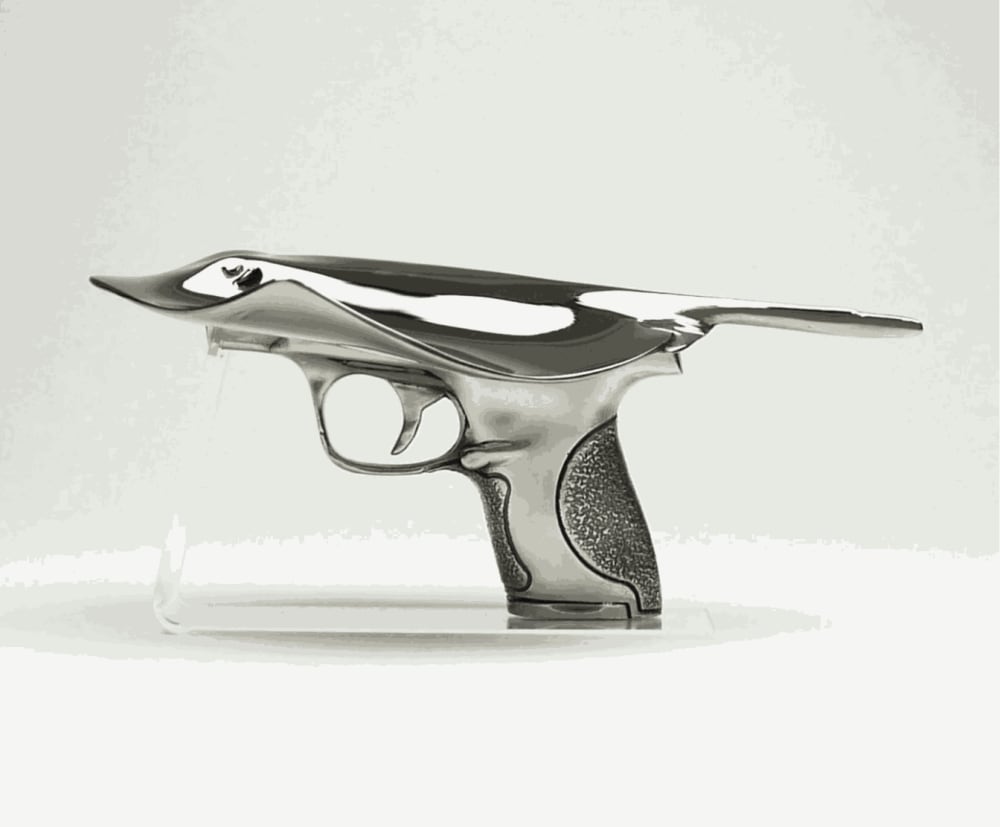 Christopher Schulz - White shark jaw - Black, 2023