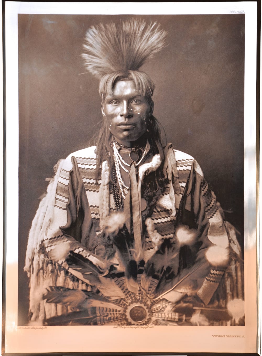 e1145 Edward S Curtis Male Flathead Indian photo 2 Free Promo 