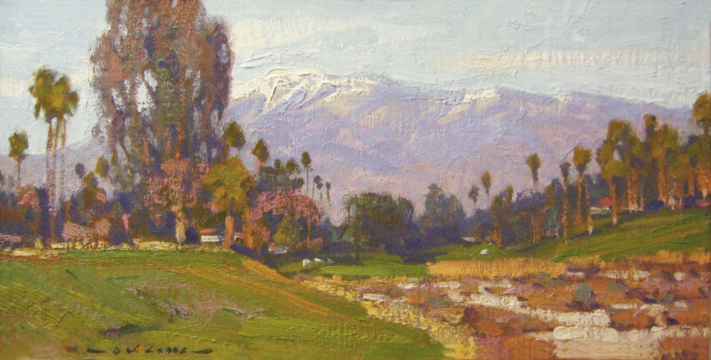 Colin Lamb 水彩画　高山陣屋 Jim Lamb, California Spring, 2015 | DAWSON COLE FINE ART