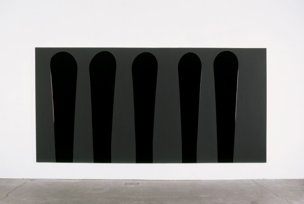 Untitled Matt Black, Gloss Black, 1990