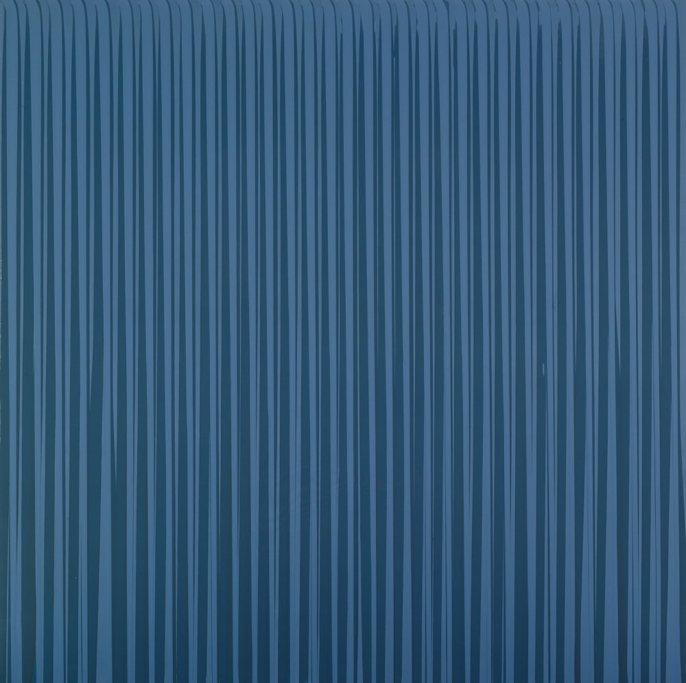 Poured Lines: Mid Grey, 1993