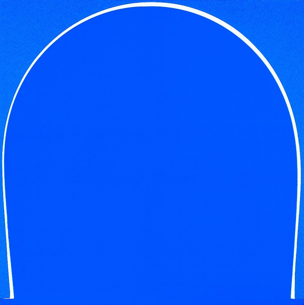 Blue with White Arch, 2005