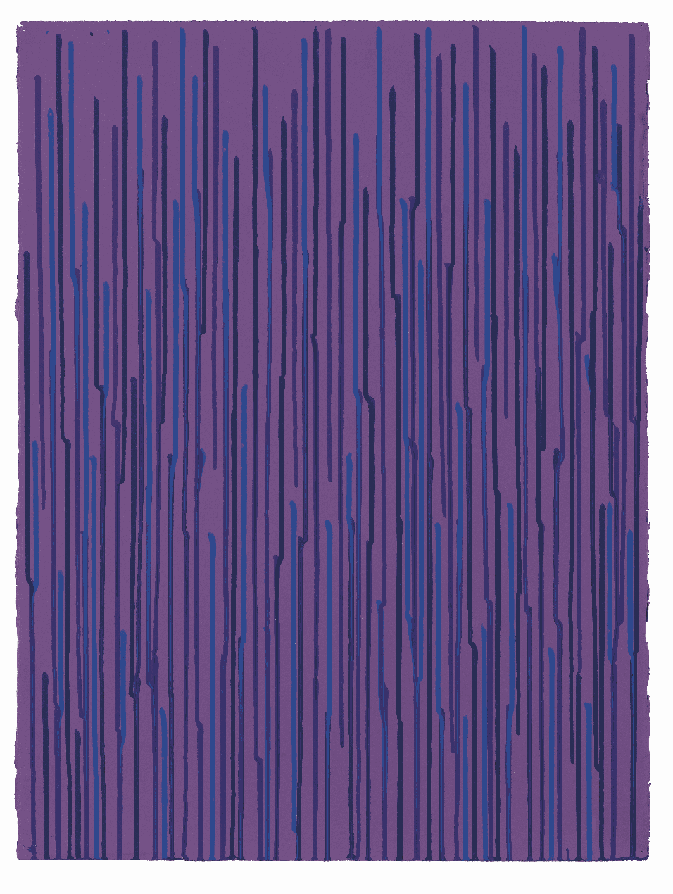 Staggered Lines: Violet, 2010