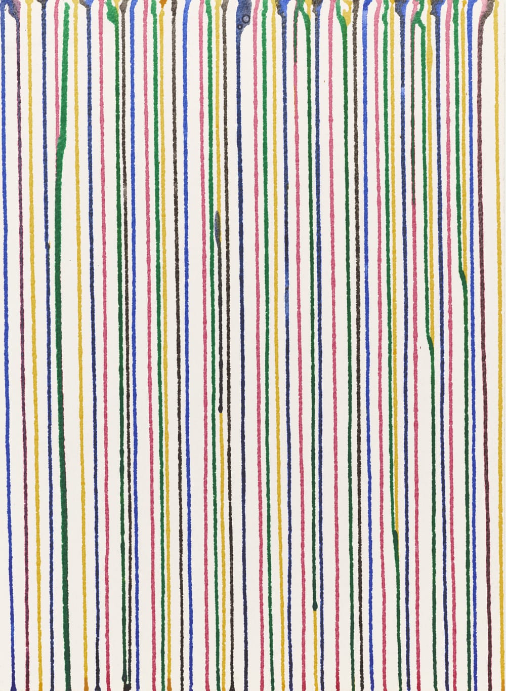 Poured Lines: Mixed Coloured Inks, 2004