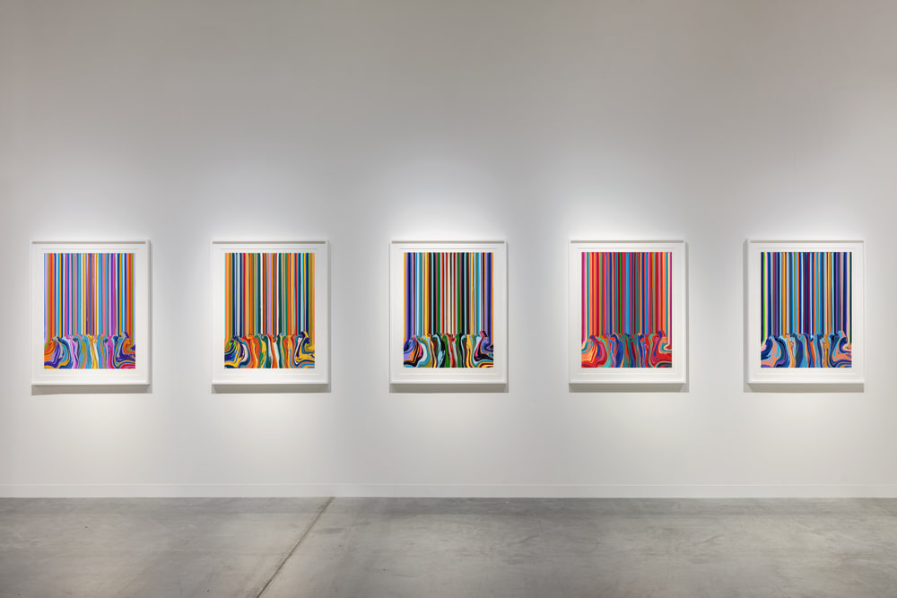Mirrored Enamel Etchings Miami Art Basel