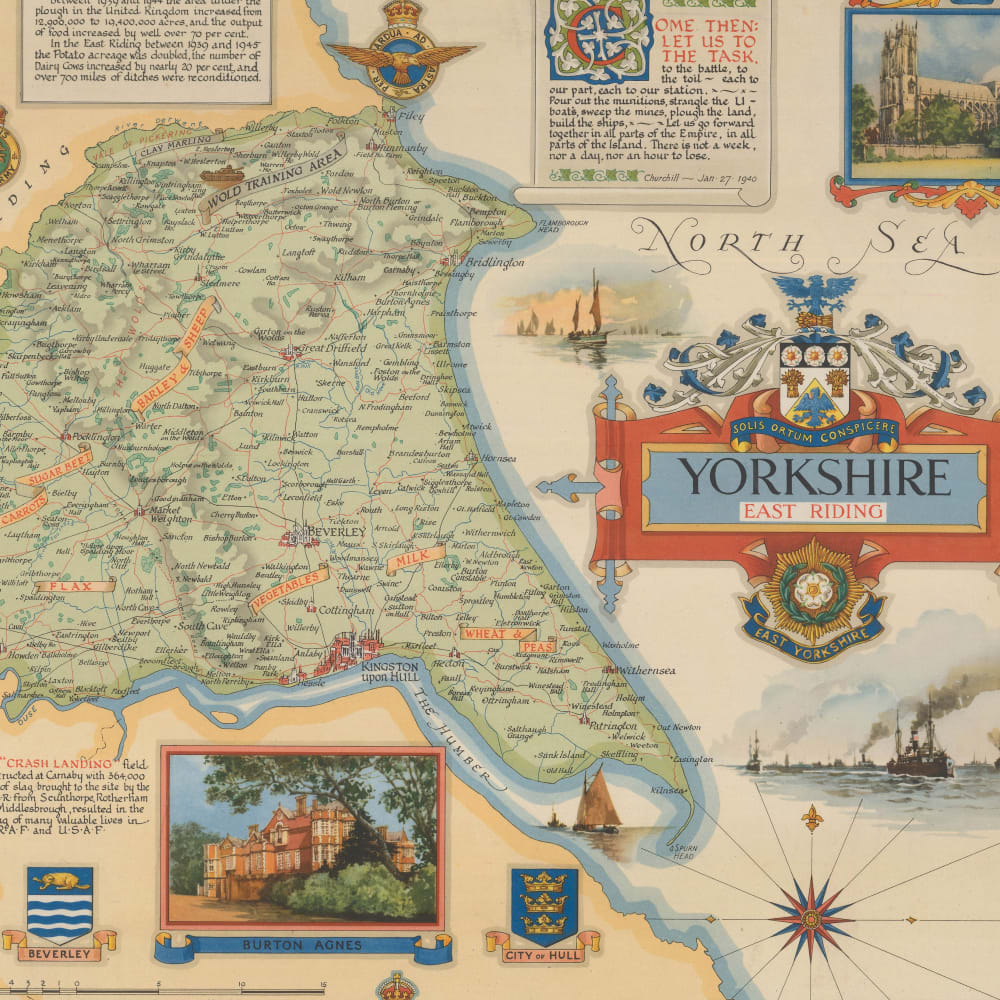 South Riding England Map