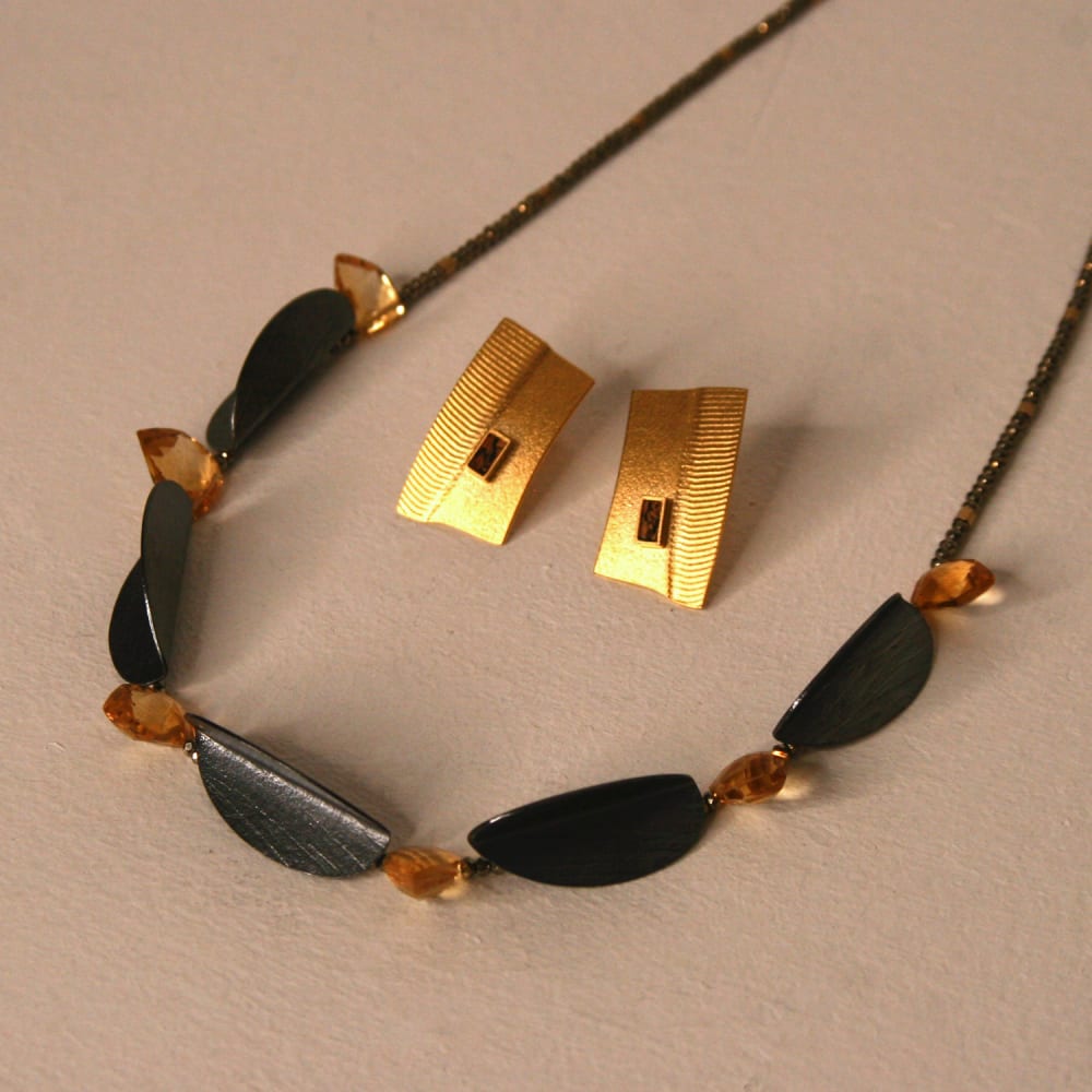 Kate Wilkinson - Gold Plated Blossom Necklace