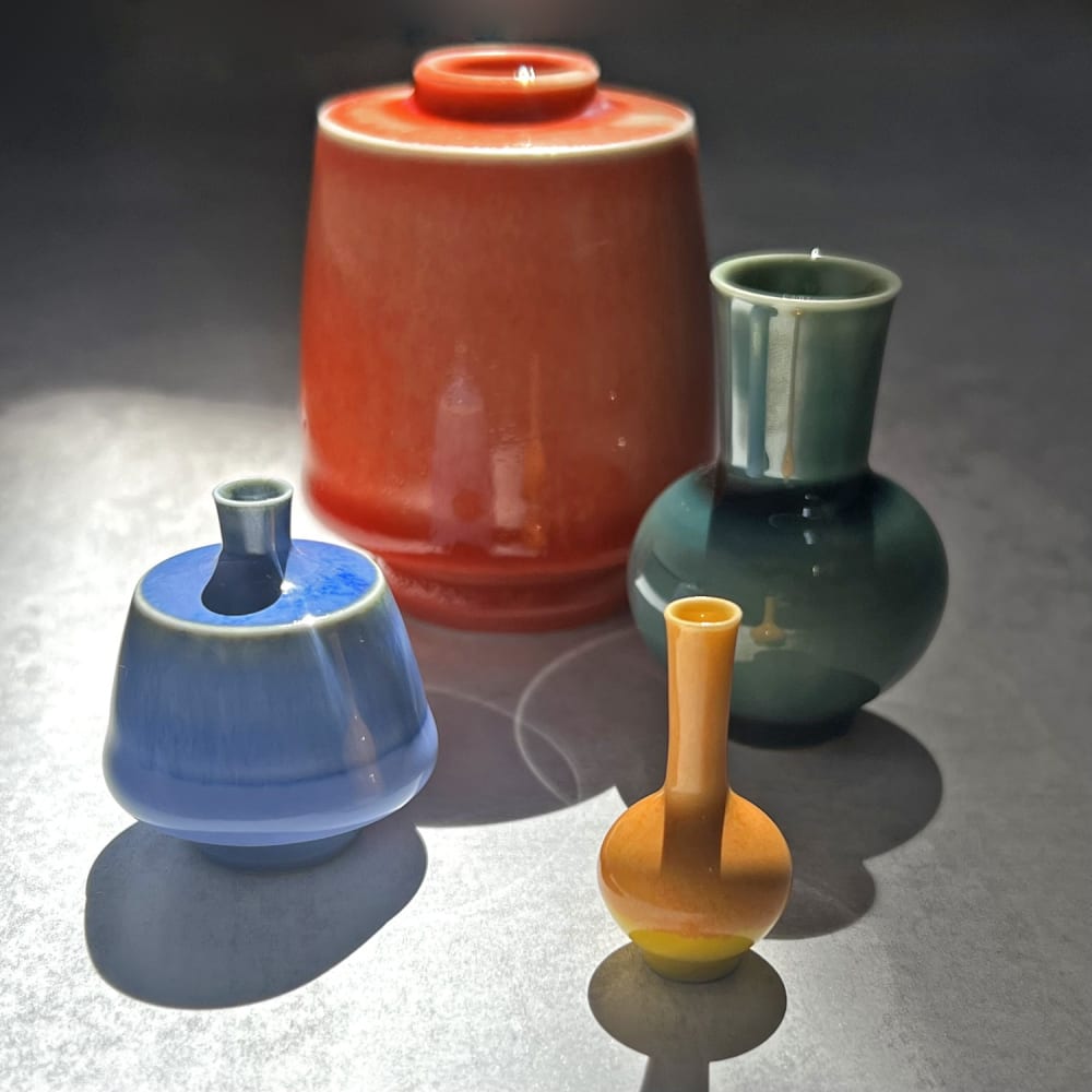 Yuta Segawa ceramic group photo at Sarah Wiseman Gallery