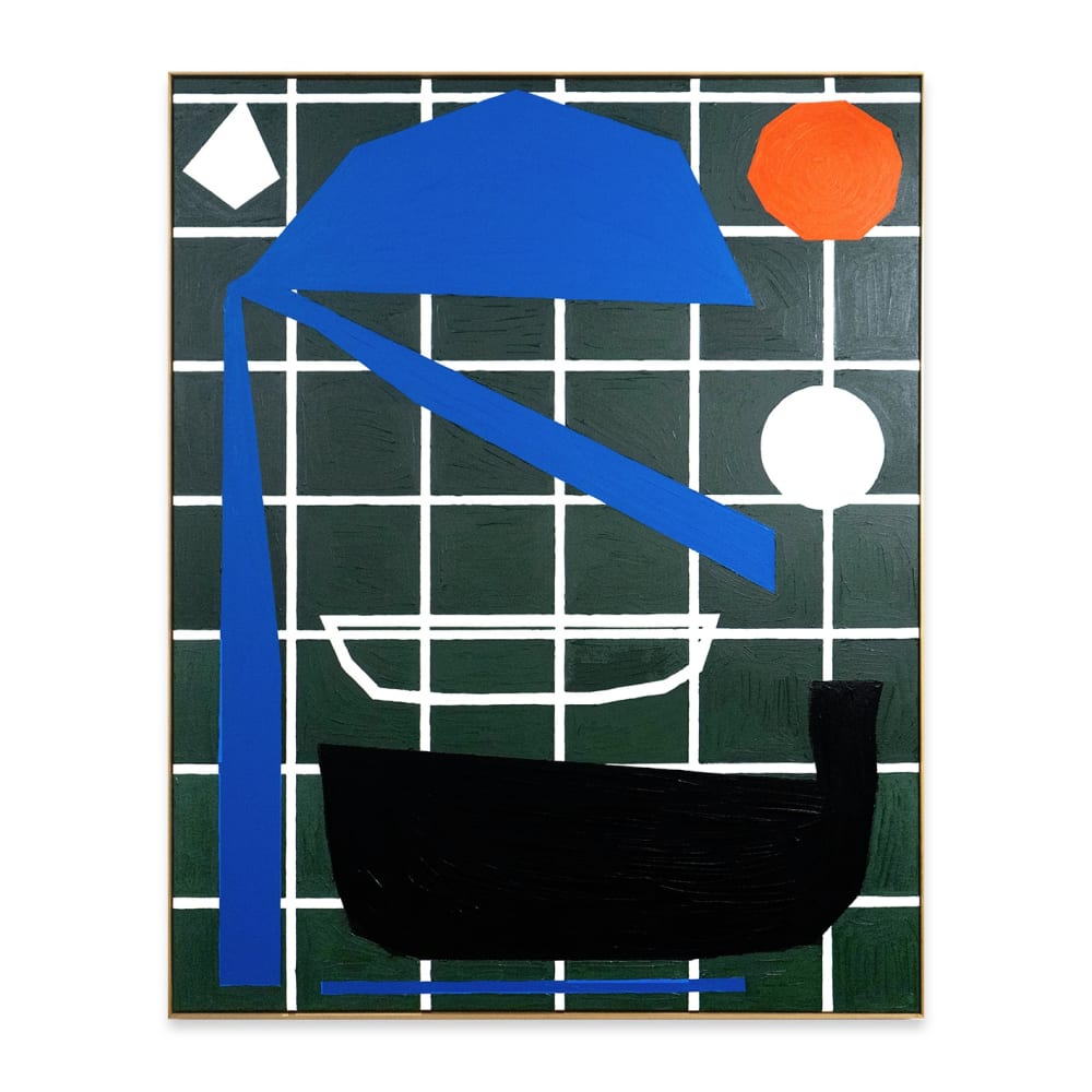 Bertrand Fournier, Bath, 2020, oil on linen, 150 x 120cm