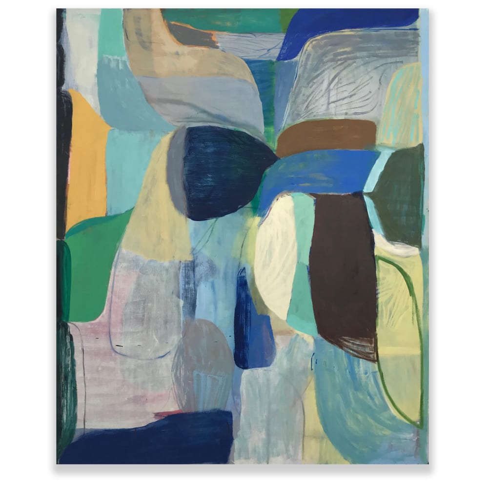 Terry Ekasala, Cristal River, 2019, oil on linen, 152.5 x 124.5cm