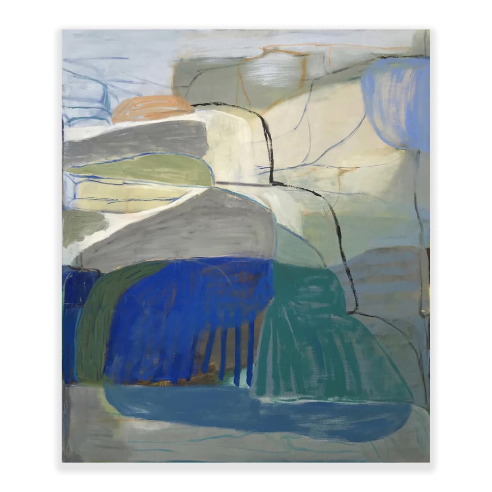 Terry Ekasala, Another Part of the World, 2019, oil on linen, 89 x 76cm