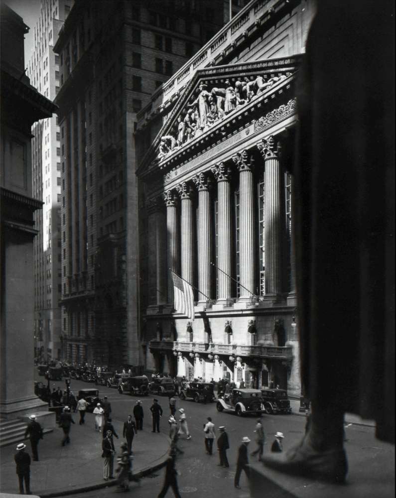 Berenice Abbott, New York Stock Exchange , 1933