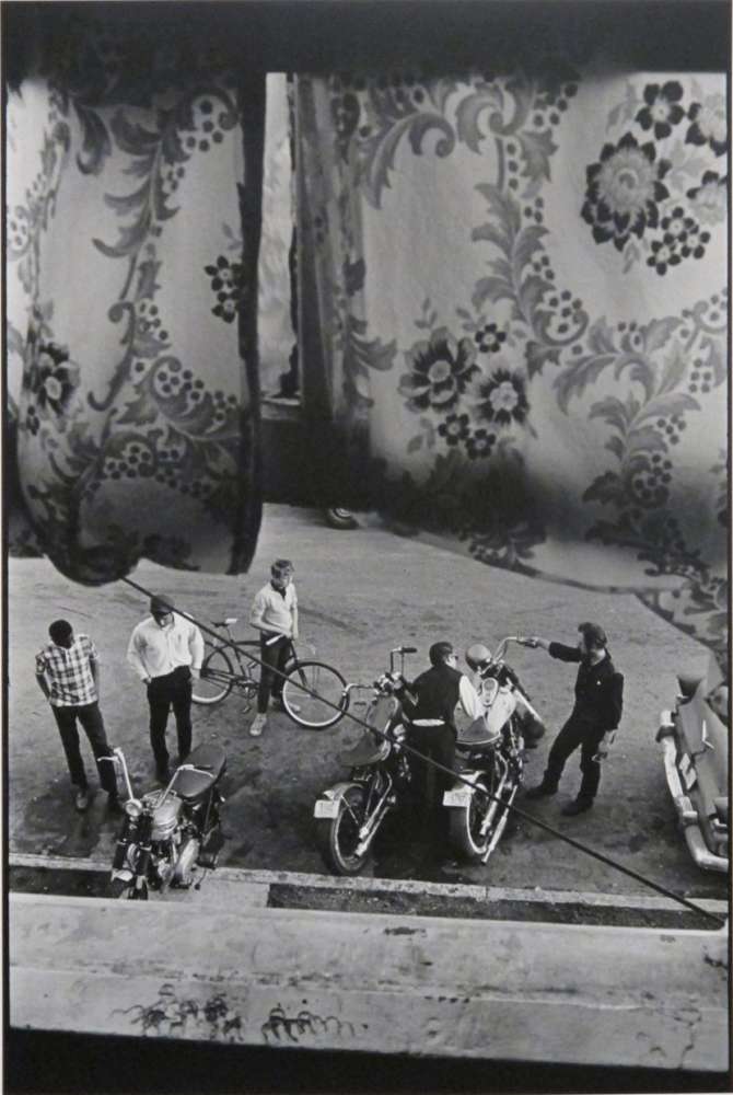 Danny Lyon, From Lindsey’s room, Louisville, The Bikeriders Portfolio, 1966