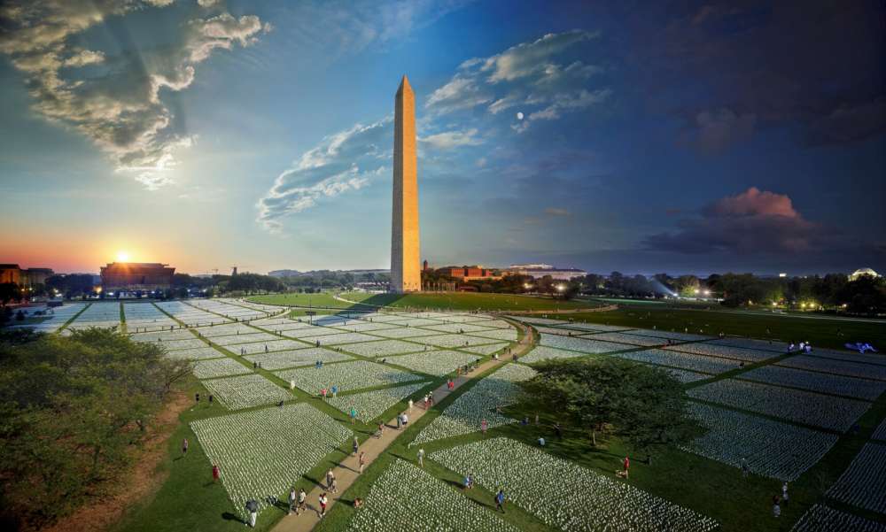 Stephen Wilkes, "In America: Remember," Washington DC, Day to Night, 2021