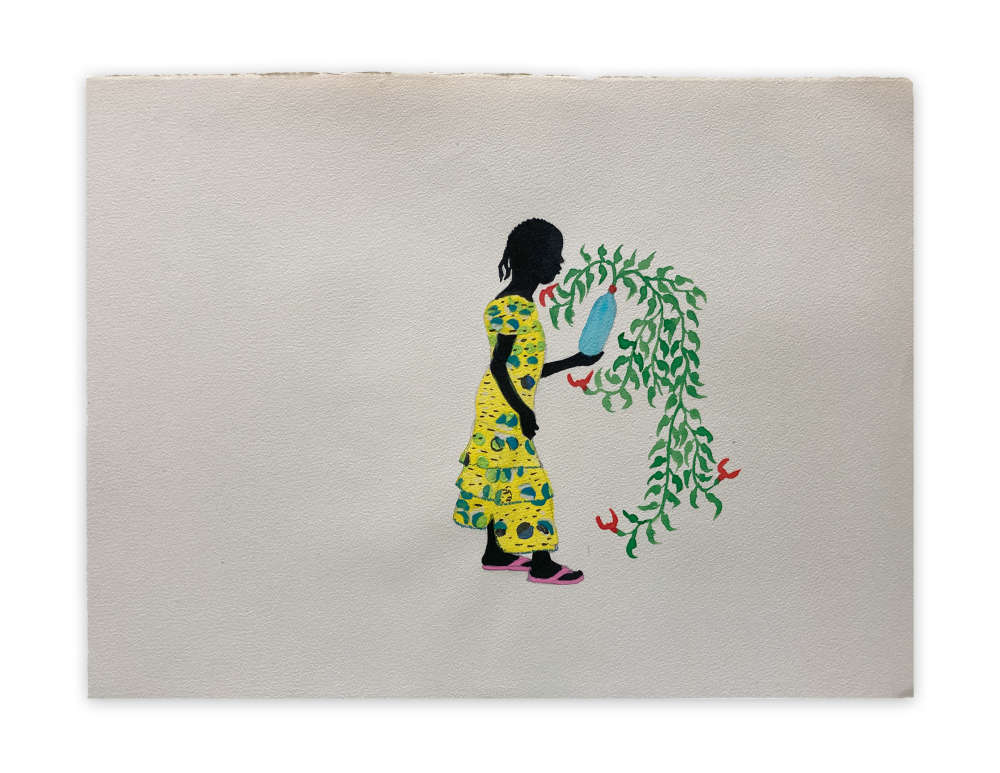 Saïdou Dicko, The yellow dress, 2020