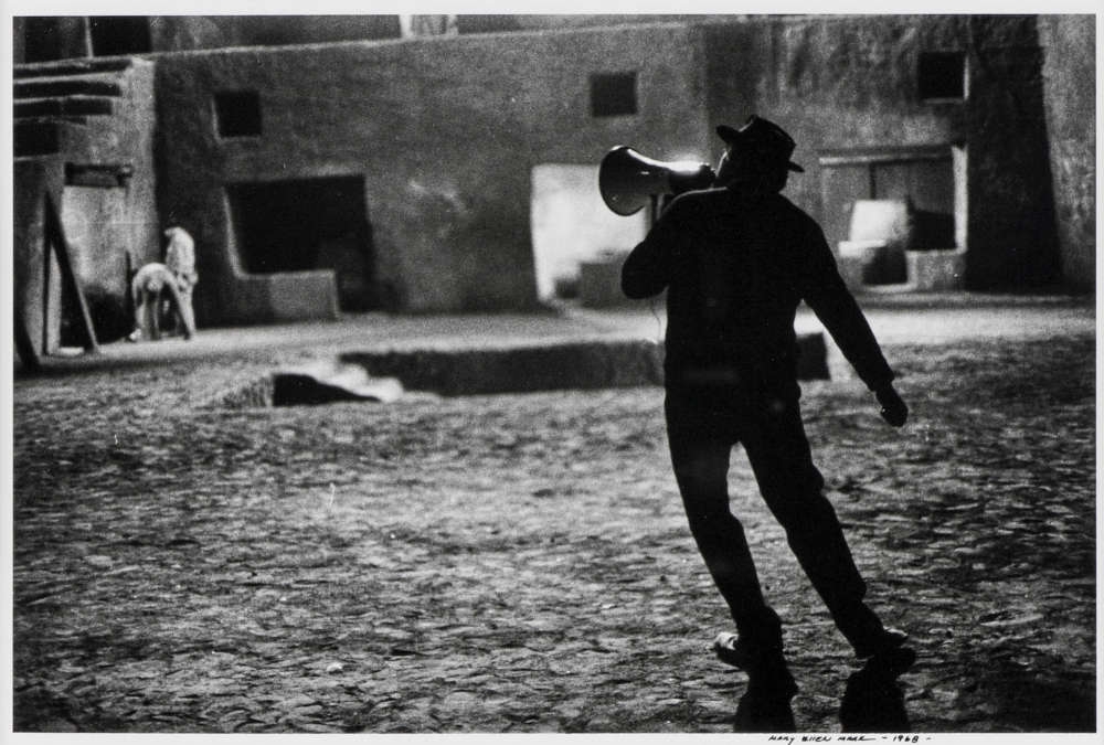 Mary Ellen Mark, Federico Fellini on the Set of Fellini Saiyricon, Rome, Italy, 1968