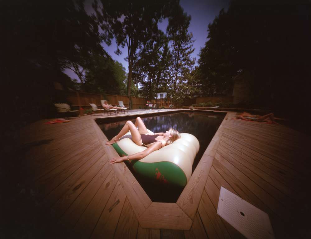 Willie Anne Wright, Richmond, Virginia: Sarah at Casa's Pool, 1985