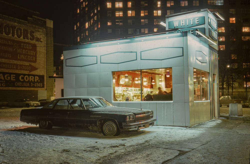 Langdon Clay, White Tower Car, Buick LeSabre, Meatpacking District, 1976