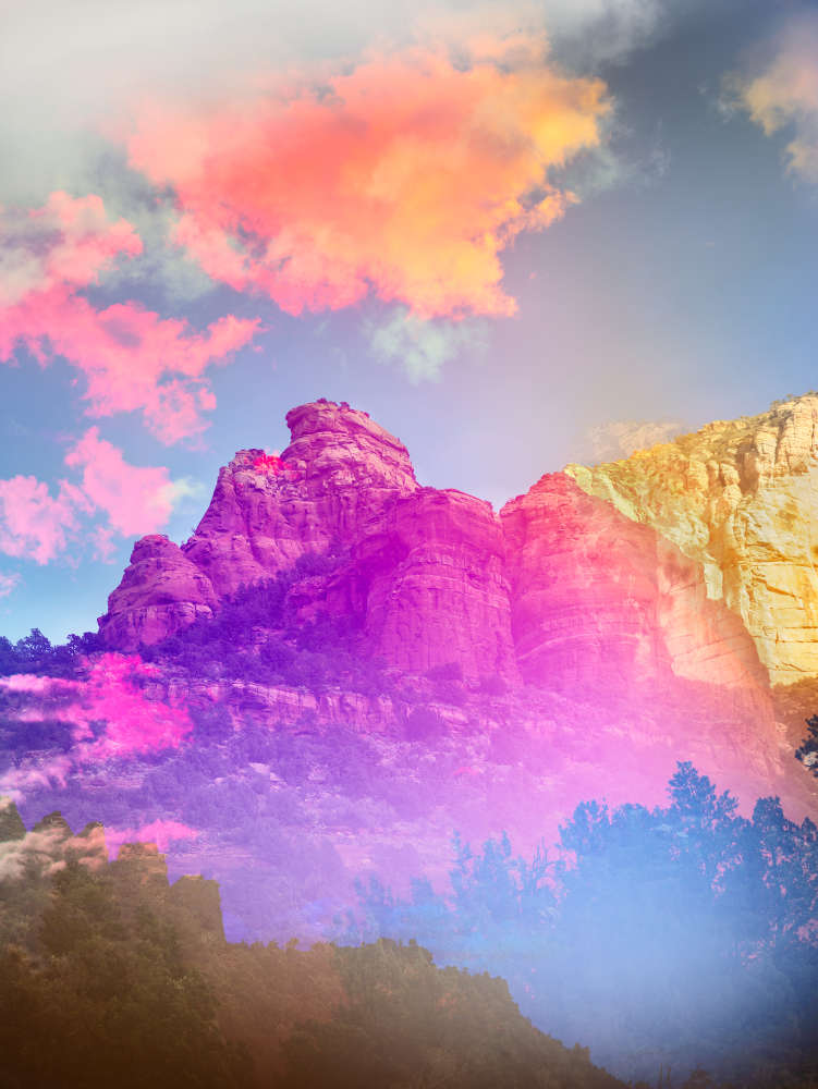 Terri Loewenthal, Psychscape 87 (Coffee Pot Rock, AZ), 2018