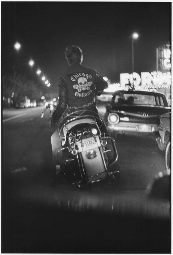 Danny Lyon, Benny, Division and Grand, Chicago, The Bikeriders Portfolio, 1965