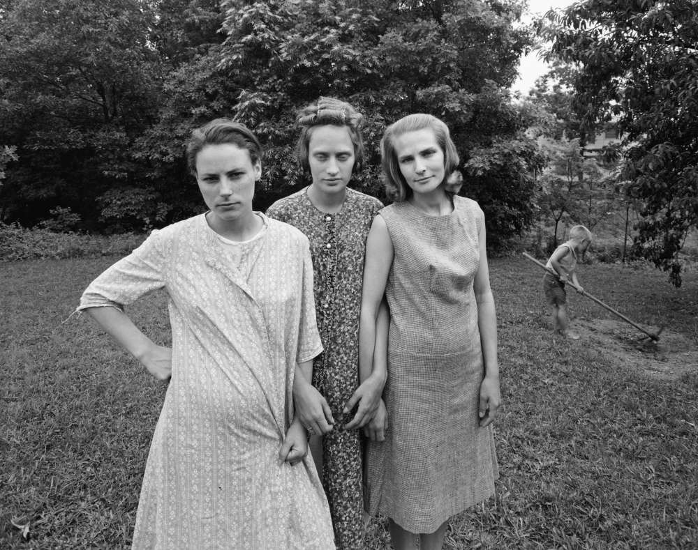 Emmet Gowin, Edith, Ruth and Mae, Danville, Virginia, 1967