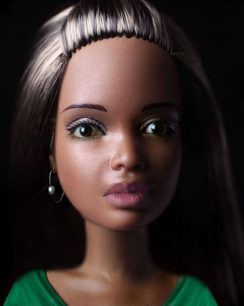 Sheila Pree Bright, Plastic Bodies, Self Portrait, 2003