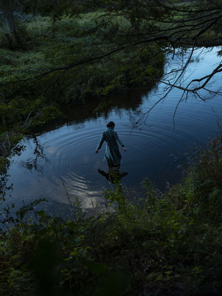 Cig Harvey, Emily in The River, Union, Maine, 2019