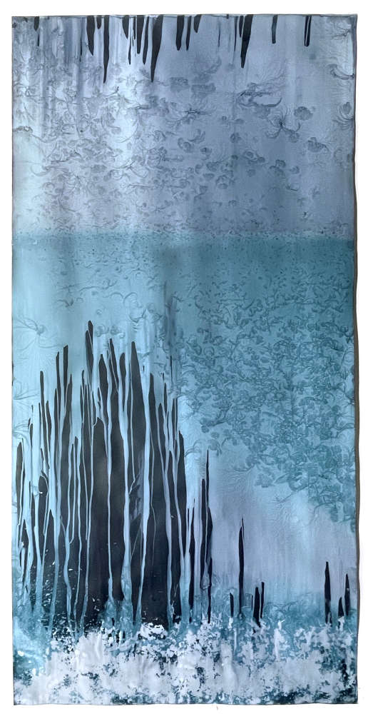 Meghann Riepenhoff, Ice #387 (30-34℉, Buried in Snow, Puget Sound, 12.18-19.22 WA), 2022