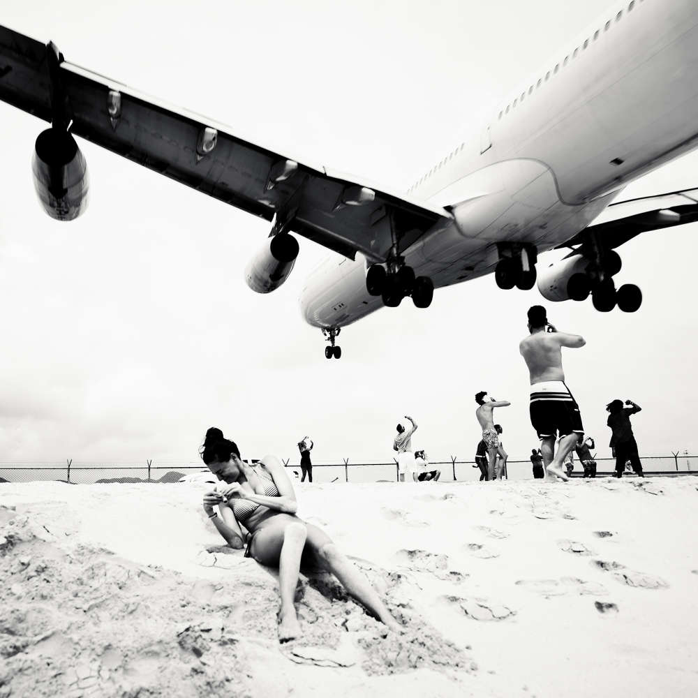Josef Hoflehner, Jet Airliner #04 Air France Airbus A340-300 St. Maarten, 2009