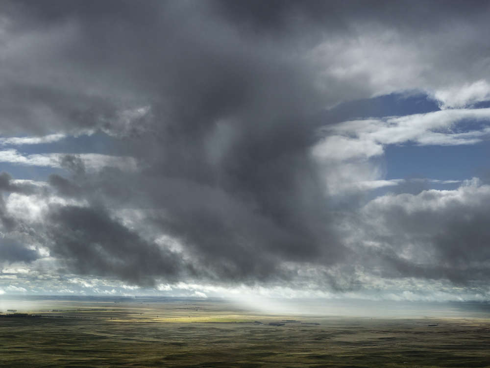 Andrew Moore, Sun Through Rain, Dawes County, Nebraska, 2013