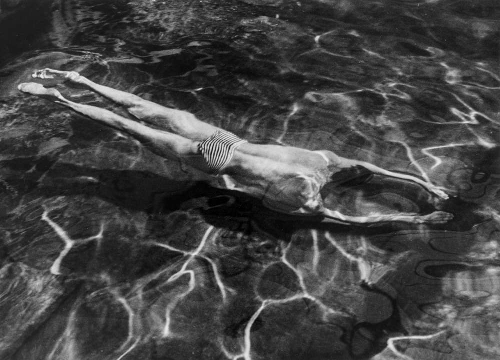 André Kertész, Underwater Swimmer, Esztergom (Hungary) p. 41. Aug 31, 1917