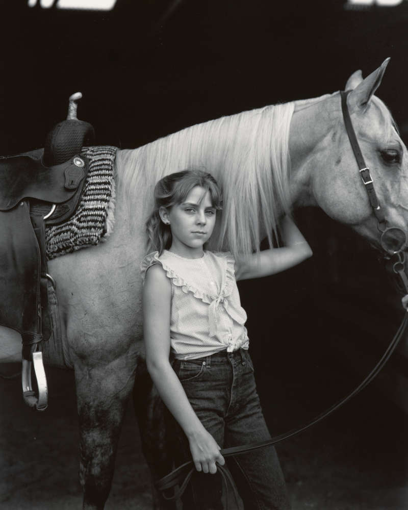 Sally Mann, Jennifer with Palomino (At Twelve), 1983-1985