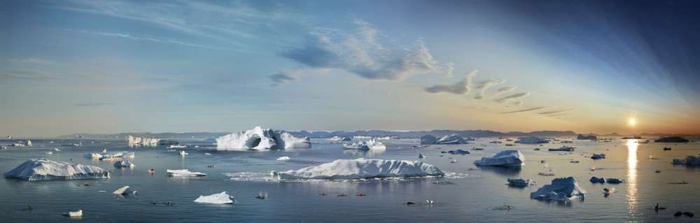 Stephen Wilkes, The Great July Melt, Ilulissat, Greenland, Day to Night, 2019
