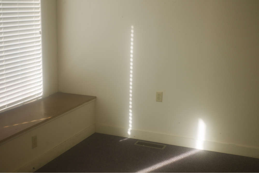 Sally Mann, Remembered Light, Untitled (Light on Wall and Bench), 2012